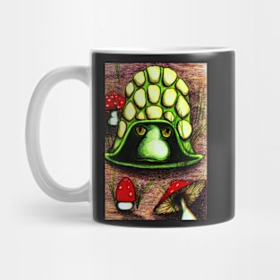 Turtle and Mushrooms Mug